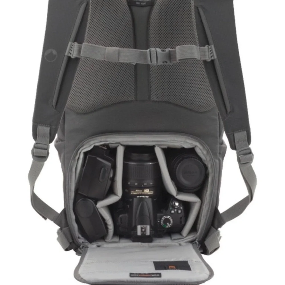 Camera Backpack Lowepro great for hiking